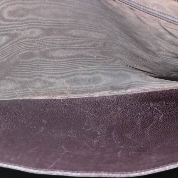 CHANEL Document Case Caviar Skin Brown CC Auth bs20232 - Picture 9 of 16